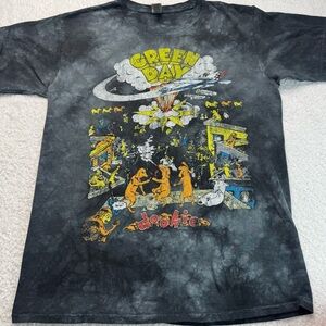 Green Day Dookie T-shirt Large Hella Mega Tour RARE